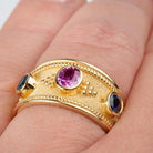 TOURMALINE BYZANTINE RING - Danelian Jewelry