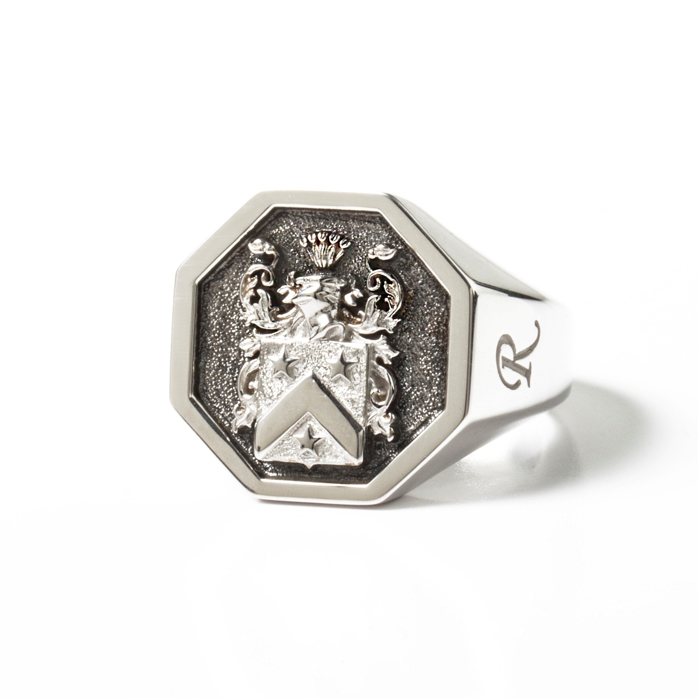 CUSTOM FAMILY CREST RING - Danelian Jewelry