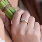 THREE STONE DIAMOND RING - Danelian Jewelry