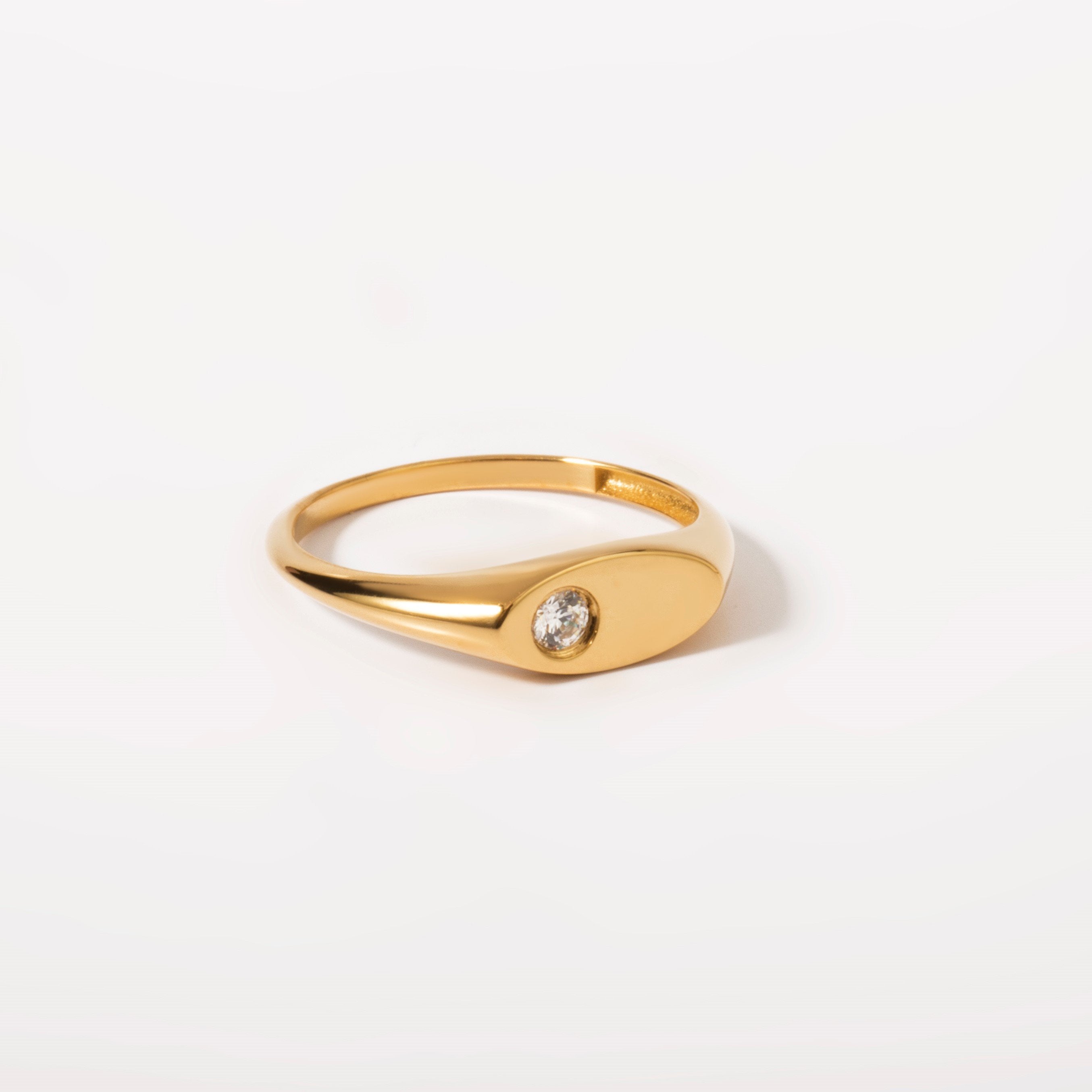 DIAMOND SIGNET RING - Danelian Jewelry