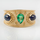EMERALD BYZANTINE RING - Danelian Jewelry
