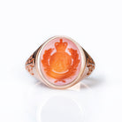 ORANGE AGATE RING - Danelian Jewelry