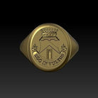CUSTOM FAMILY CREST RING - Danelian Jewelry
