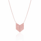 TWO LETTER NECKLACE - Danelian Jewelry