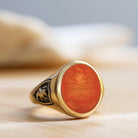 CARNELIAN TIEMANN RING - Danelian Jewelry