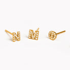 DIAMOND LETTER EARRING - Danelian Jewelry