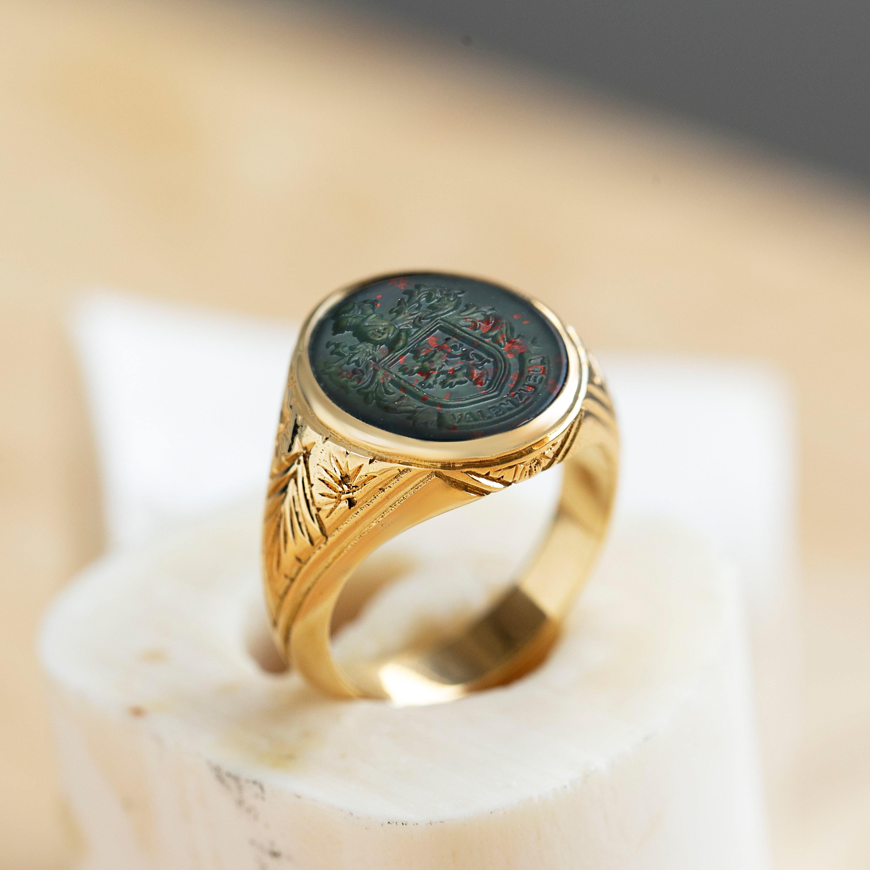 BLOODSTONE VALENZUELA RING - Danelian Jewelry