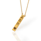 VERTICAL LETTER NECKLACE - Danelian Jewelry