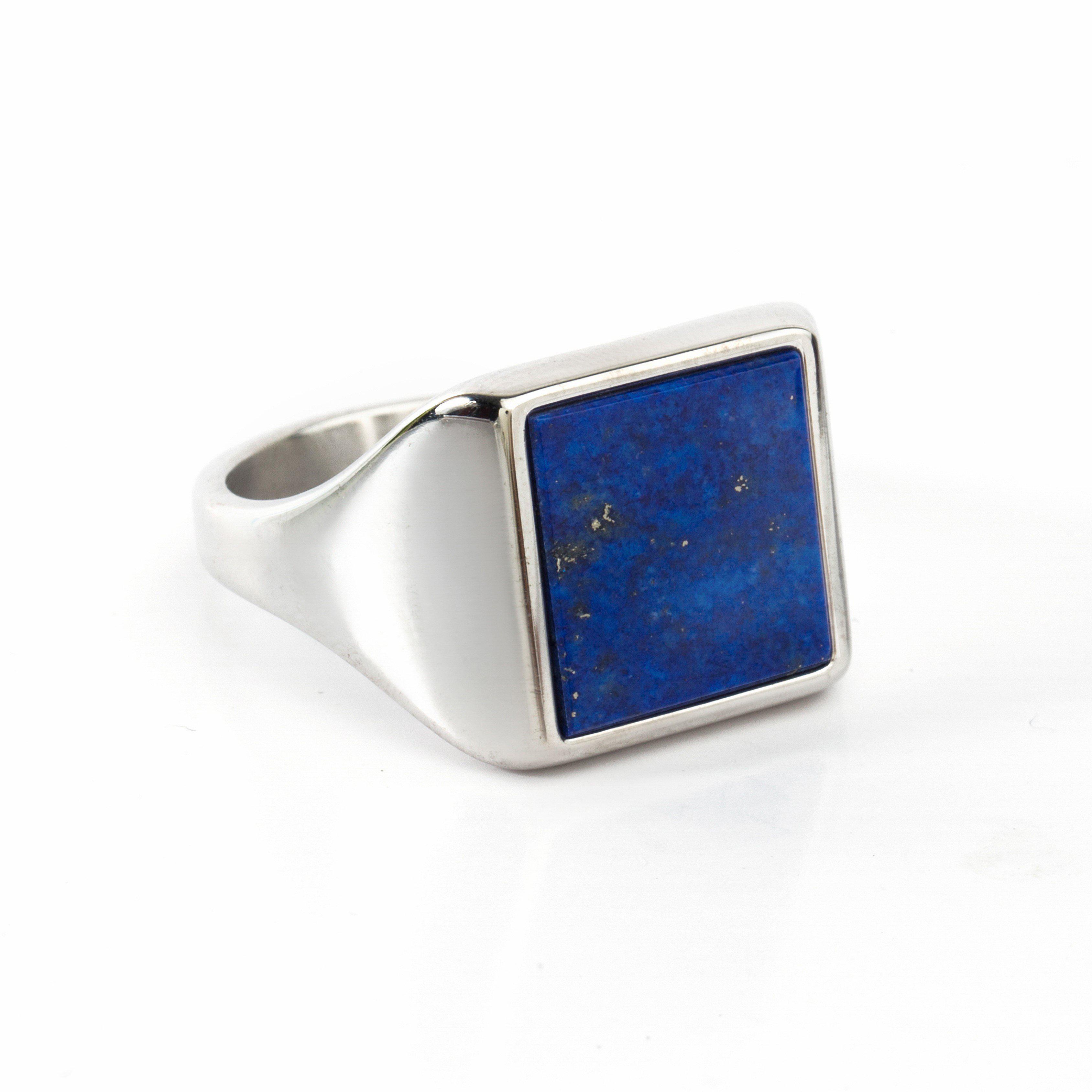 LAPIS LAZULI SIGNET RING - Danelian Jewelry