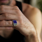 LAPIS LAZULI SIGNET RING - Danelian Jewelry