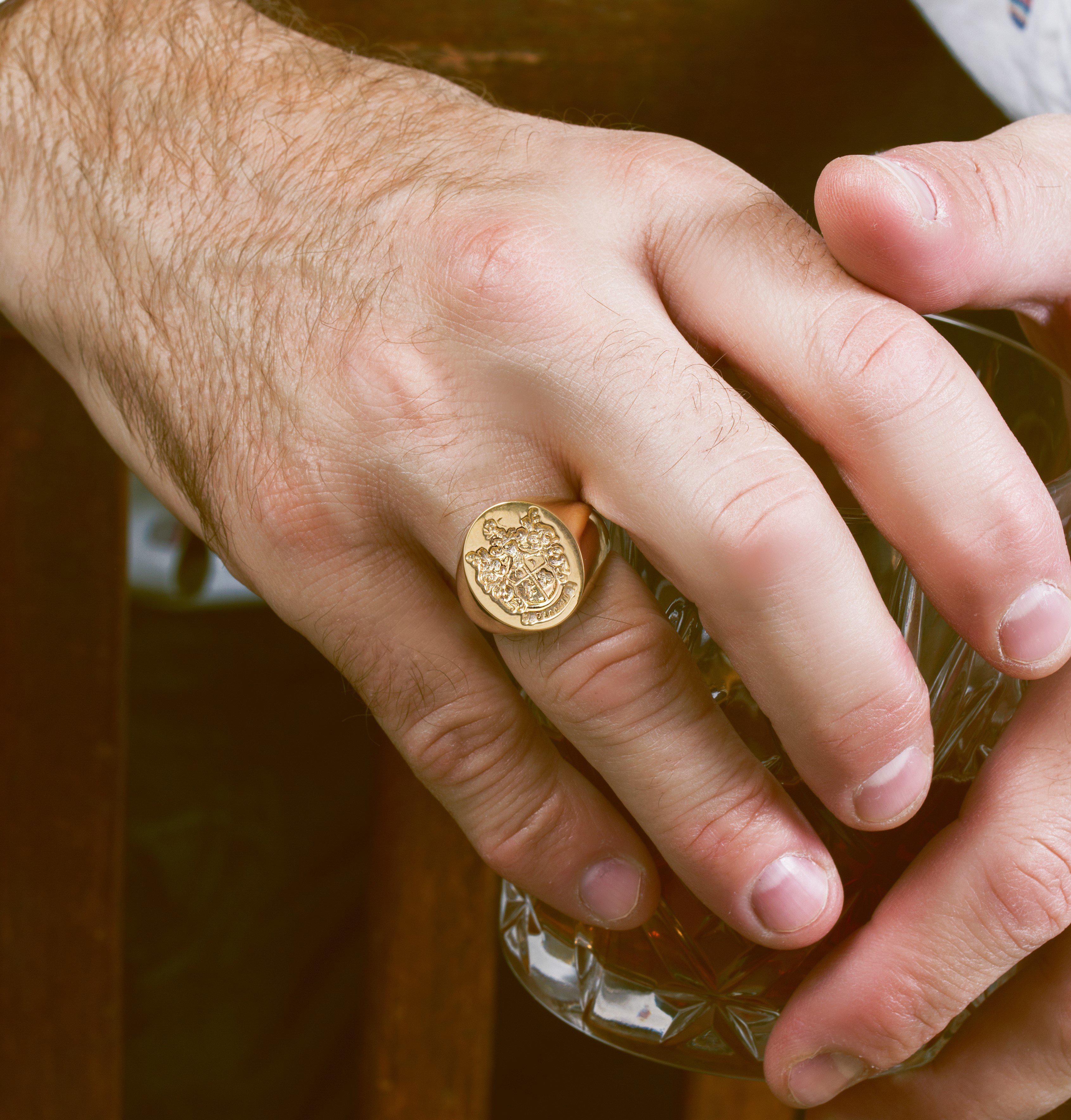 CUSTOM FAMILY CREST RING - Danelian Jewelry