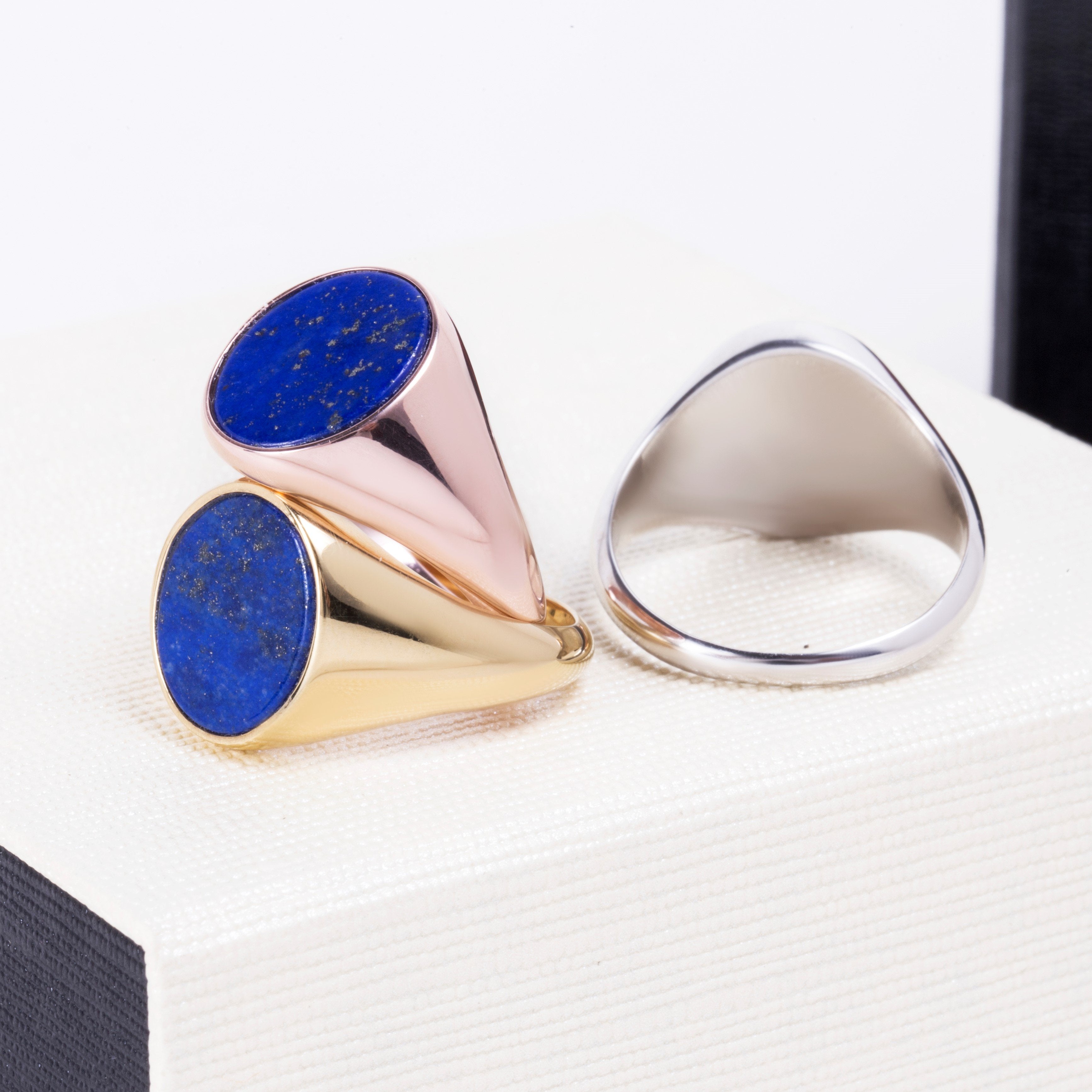 LAPIS LAZULI SIGNET RING - Danelian Jewelry