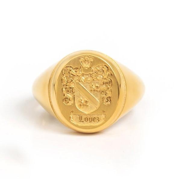 CUSTOM FAMILY CREST RING - Danelian Jewelry