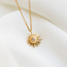 DIAMOND SUN NECKLACE - Danelian Jewelry