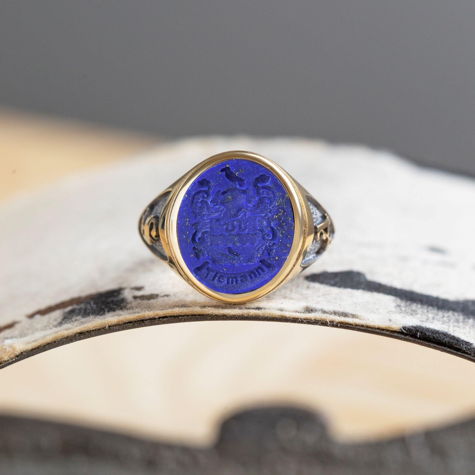 TIEMANN LAPIS LAZULI RING - Danelian Jewelry