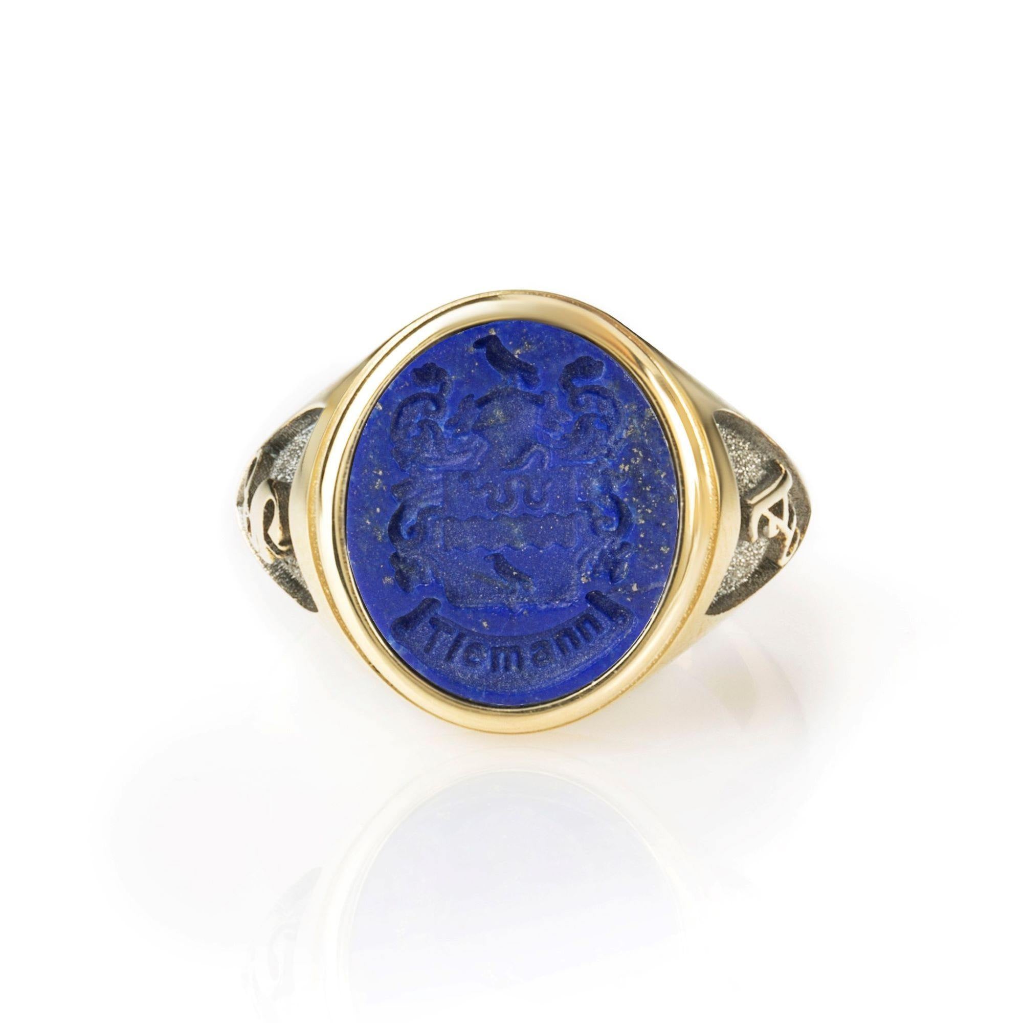 TIEMANN LAPIS LAZULI RING - Danelian Jewelry