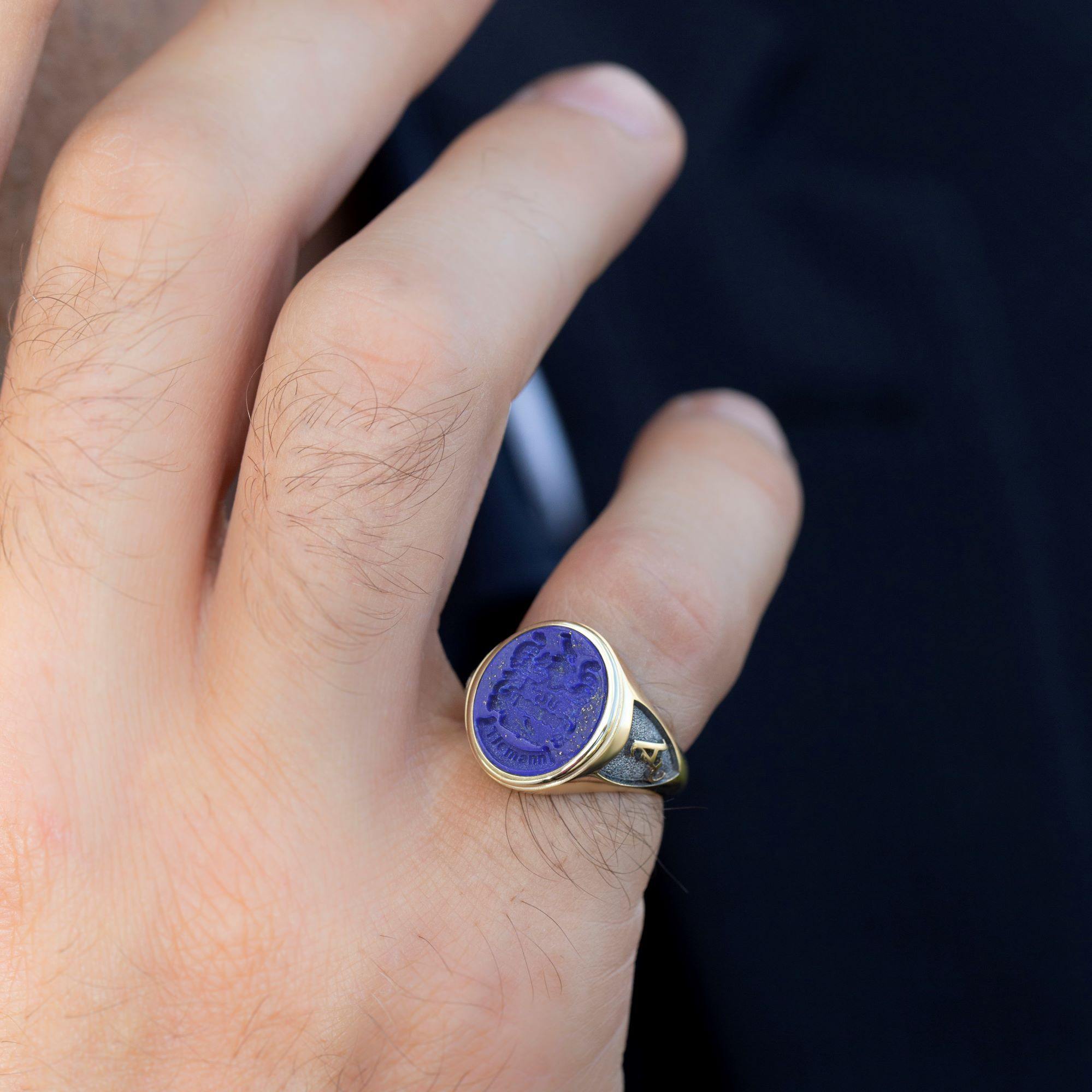 TIEMANN LAPIS LAZULI RING - Danelian Jewelry