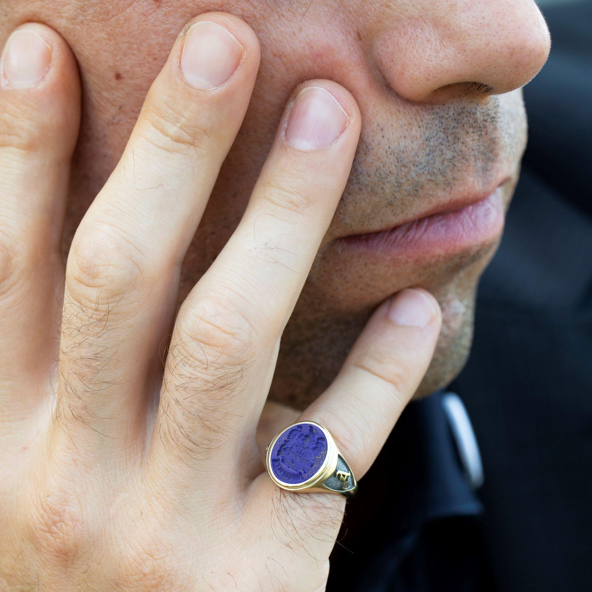 TIEMANN LAPIS LAZULI RING - Danelian Jewelry