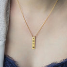 VERTICAL LETTER NECKLACE - Danelian Jewelry