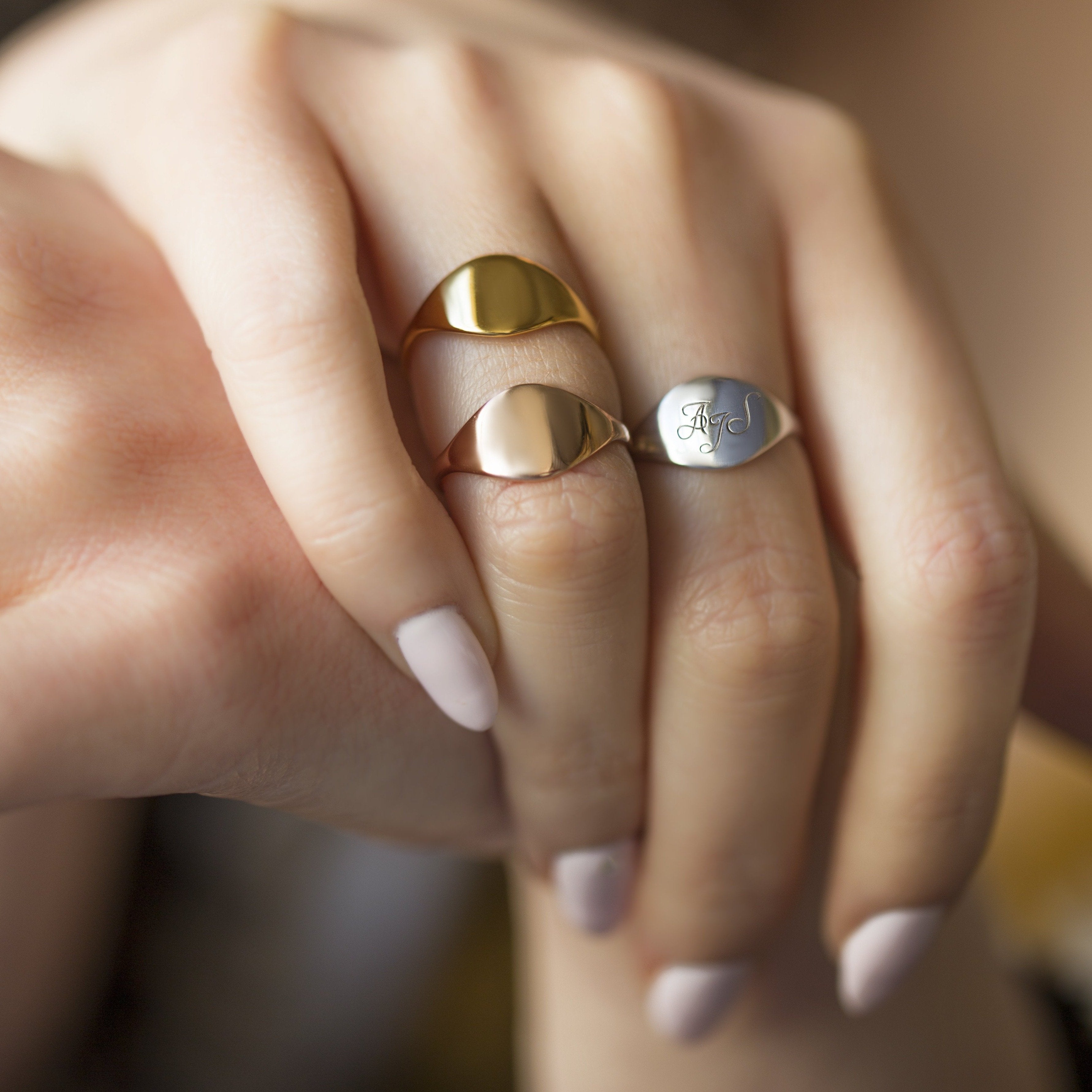 OVAL SIGNET RING - Danelian Jewelry