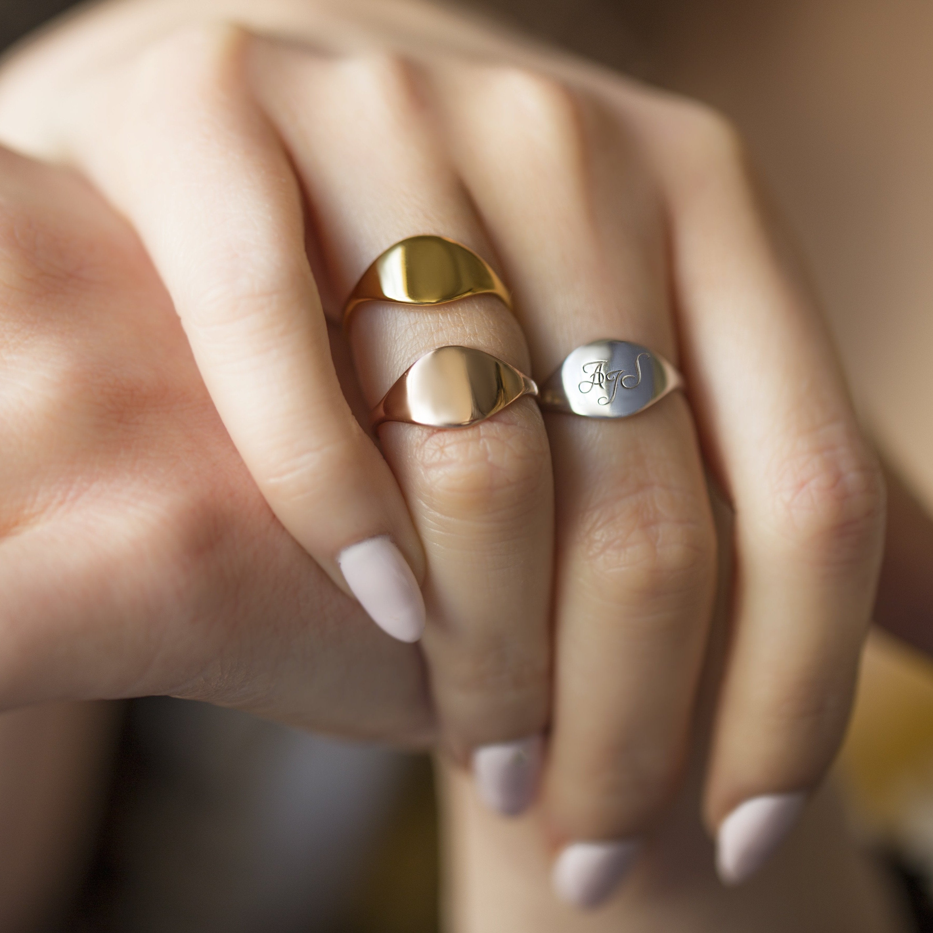 ENGRAVED SIGNET RING - Danelian Jewelry