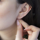 DIAMOND LETTER EARRING - Danelian Jewelry