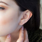 DIAMOND LETTER EARRING - Danelian Jewelry