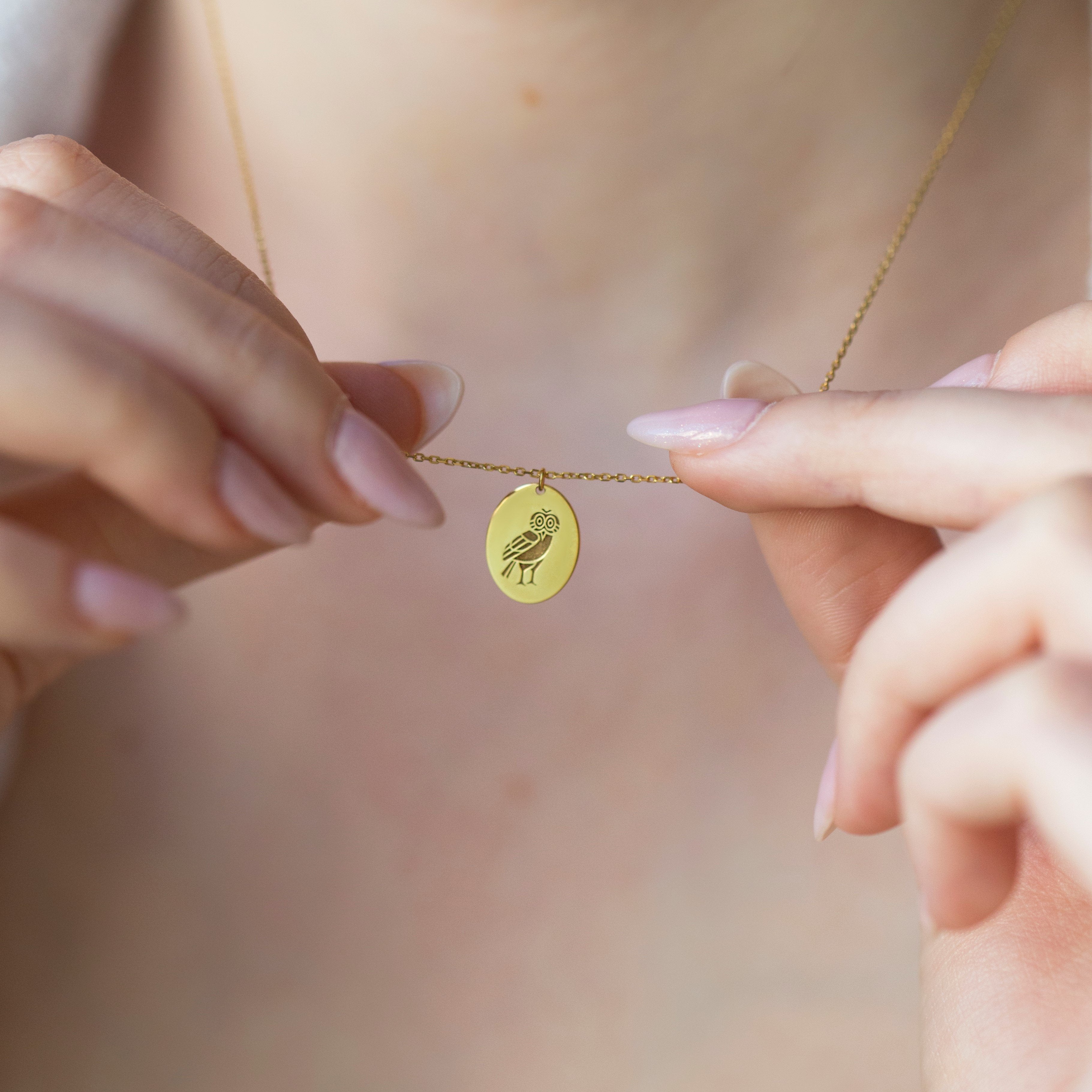 OWL NECKLACE - Danelian Jewelry