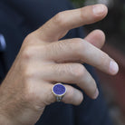 LAPIS LAZULI FAMILY CREST RING - Danelian Jewelry