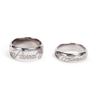 ENGRAVED WEDDING BAND SET - Danelian Jewelry