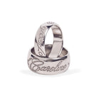 ENGRAVED WEDDING BAND SET - Danelian Jewelry