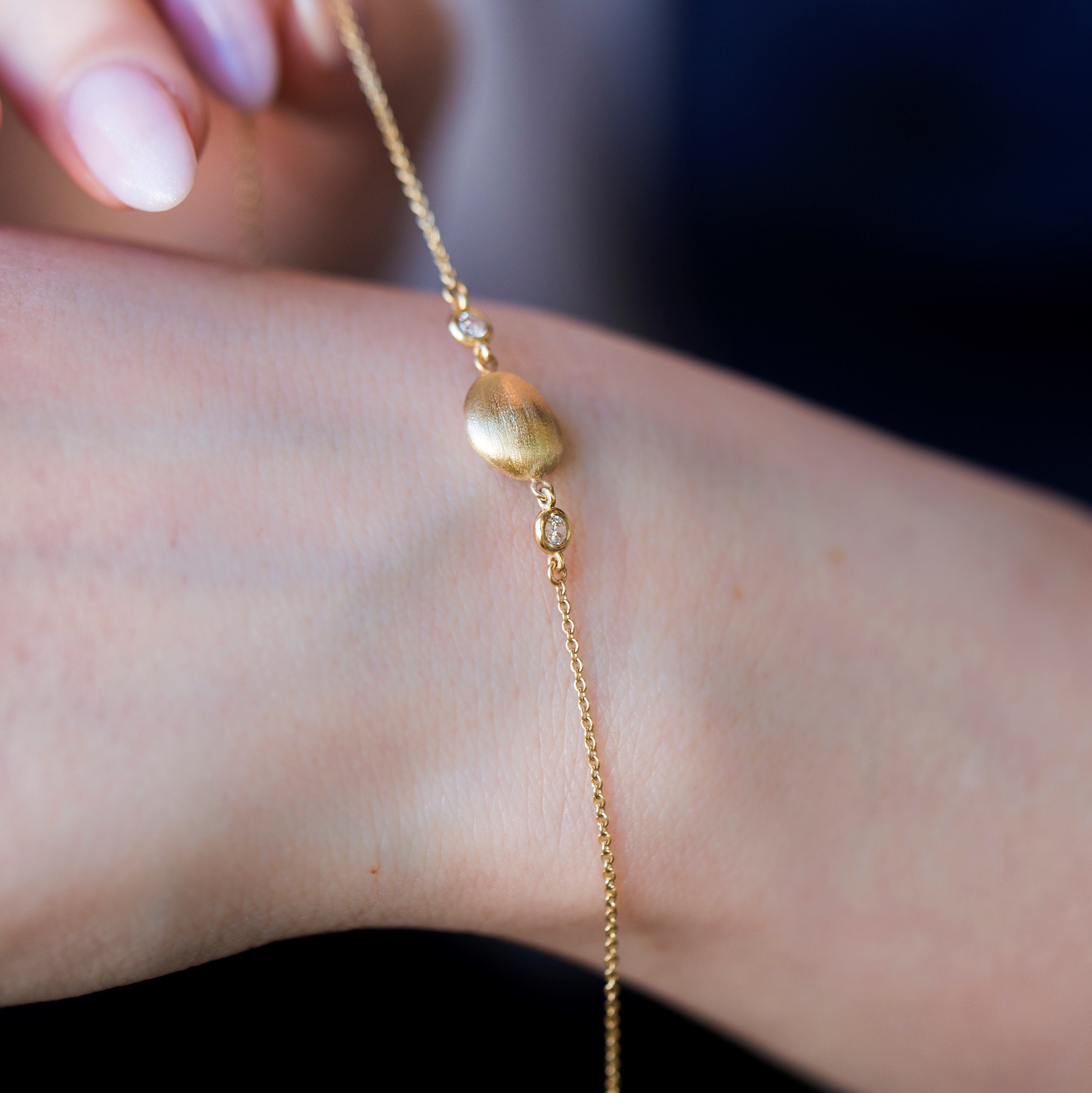 DIAMOND BEAD BRACELET - Danelian Jewelry