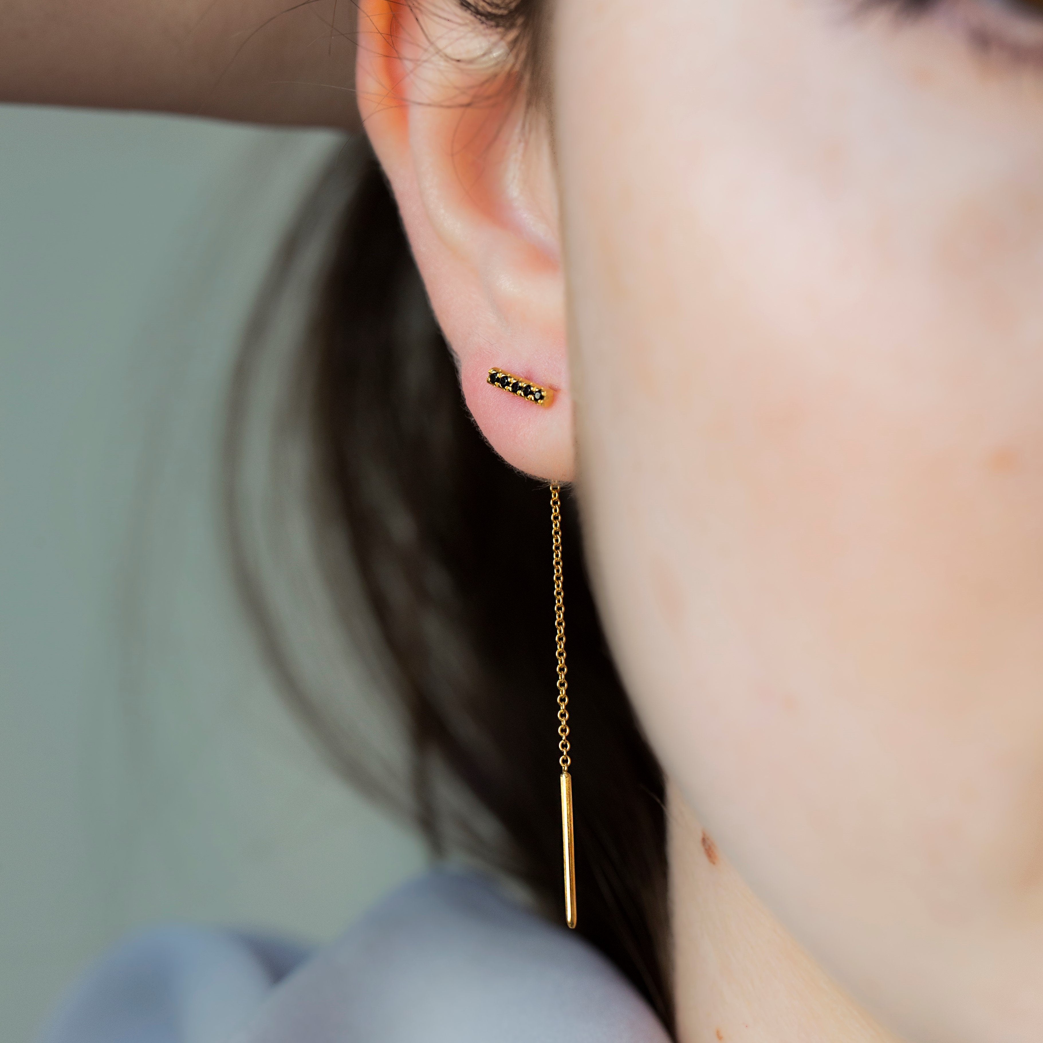 BLACK DIAMOND BAR - Danelian Jewelry