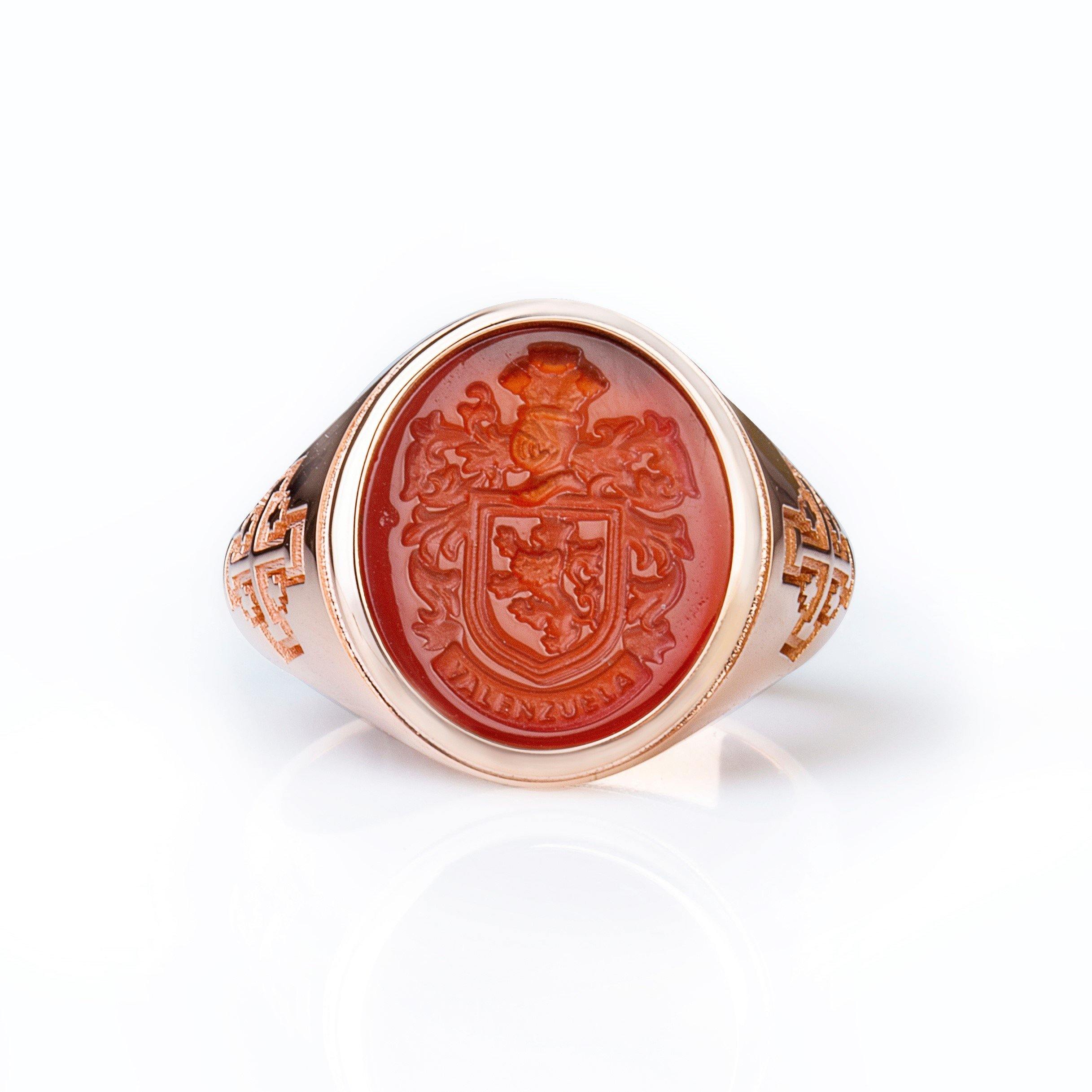 CARNELIAN VALENZUELA RING - Danelian Jewelry
