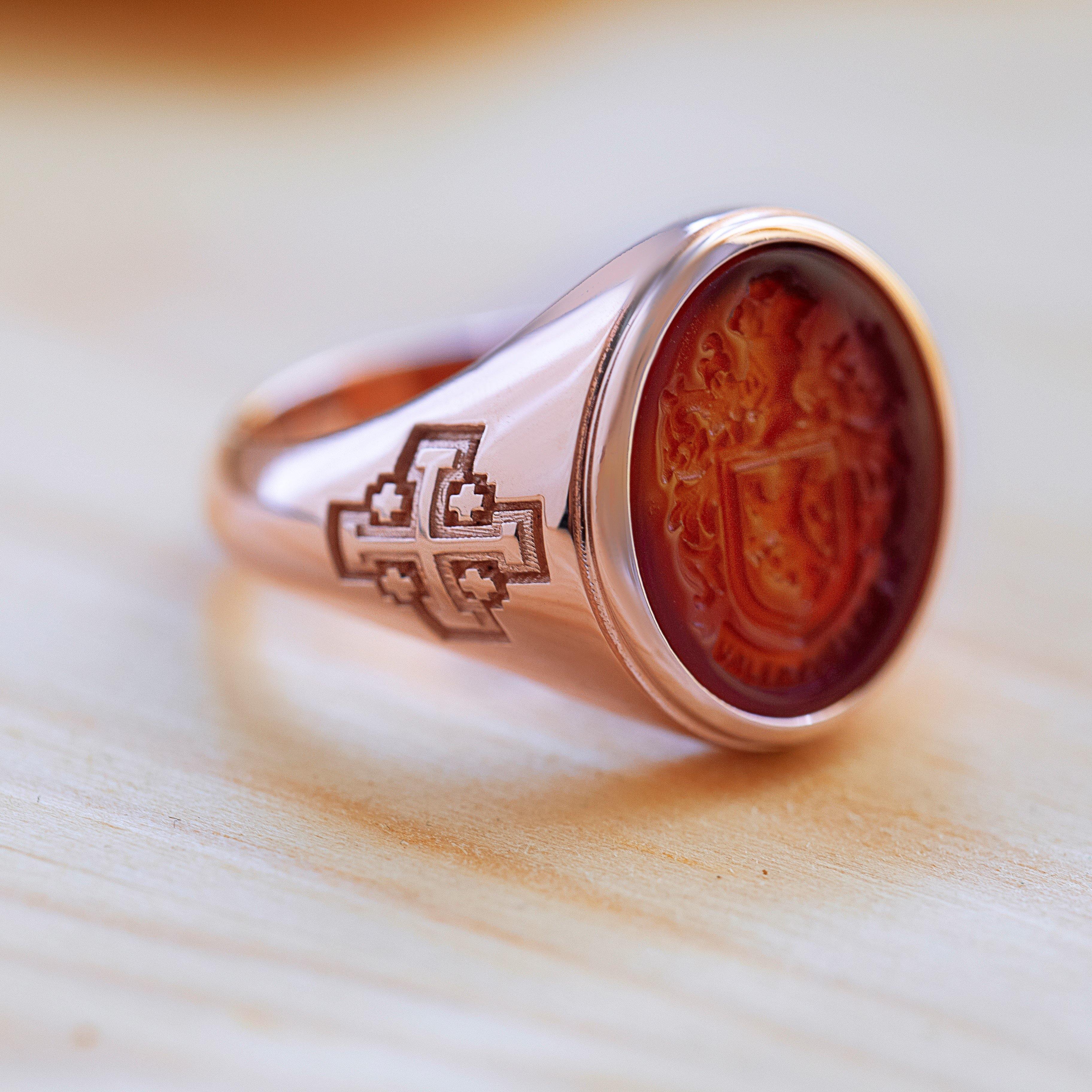 CARNELIAN VALENZUELA RING - Danelian Jewelry