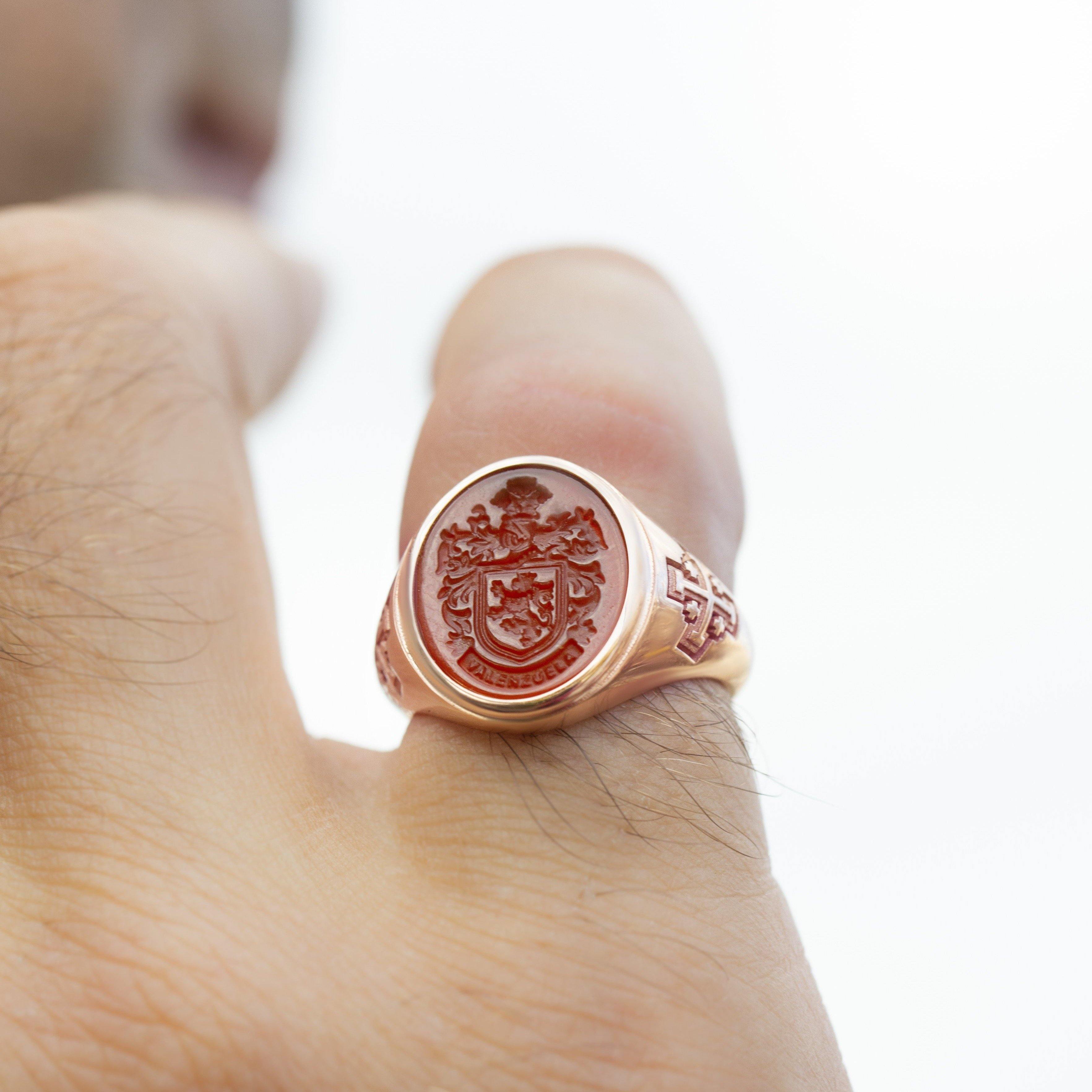 CARNELIAN VALENZUELA RING - Danelian Jewelry