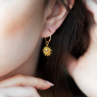 DIAMOND SUN EARRING - Danelian Jewelry