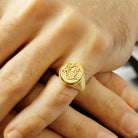CUSTOM FAMILY CREST RING - Danelian Jewelry