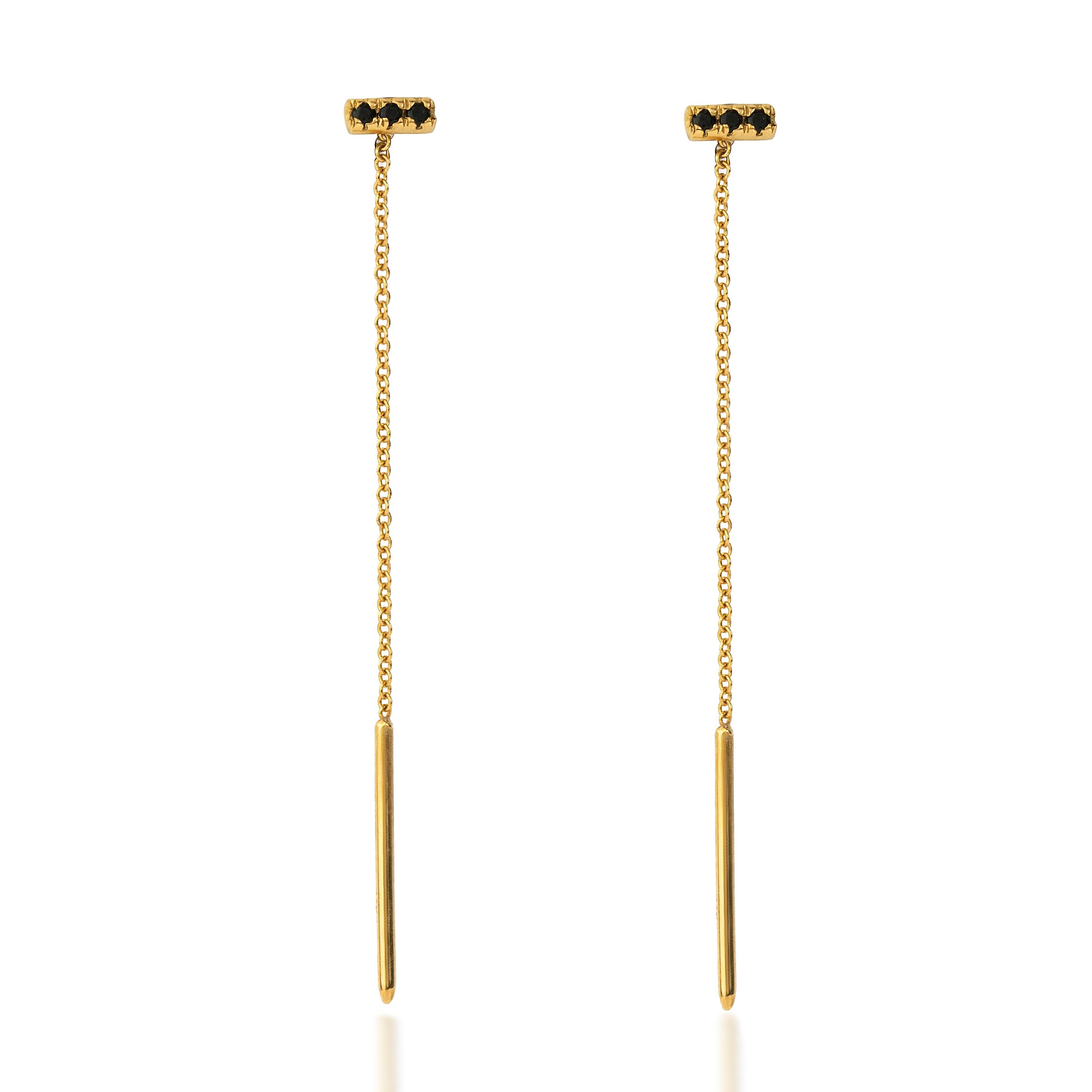 BLACK DIAMOND BAR - Danelian Jewelry