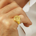 CUSTOM FAMILY CREST RING - Danelian Jewelry