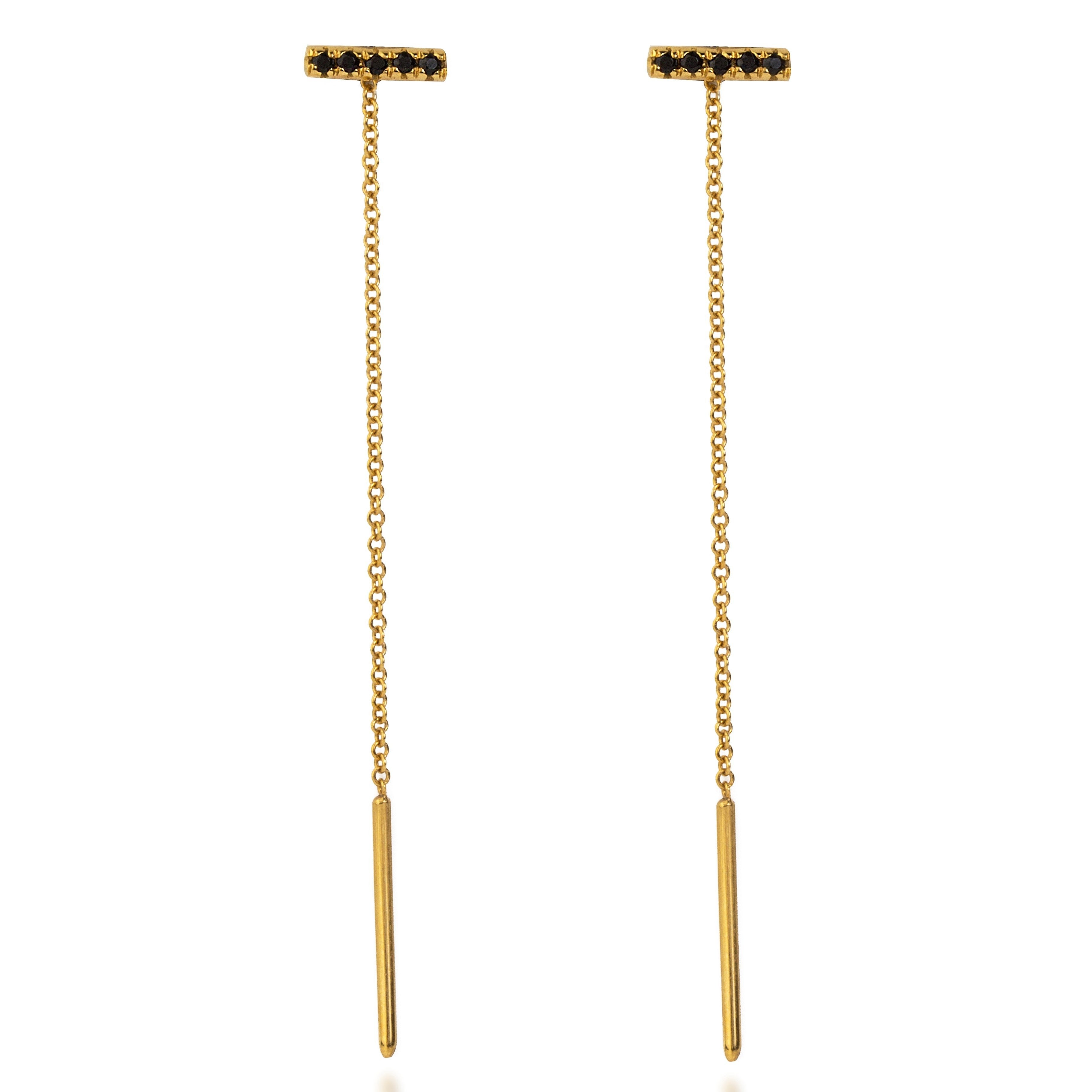 BLACK DIAMOND BAR - Danelian Jewelry