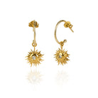 DIAMOND SUN EARRING - Danelian Jewelry
