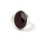 GARNET SIGNET RING - Danelian Jewelry