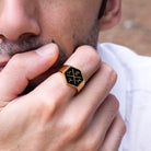 CUSTOM ENAMEL RING - Danelian Jewelry