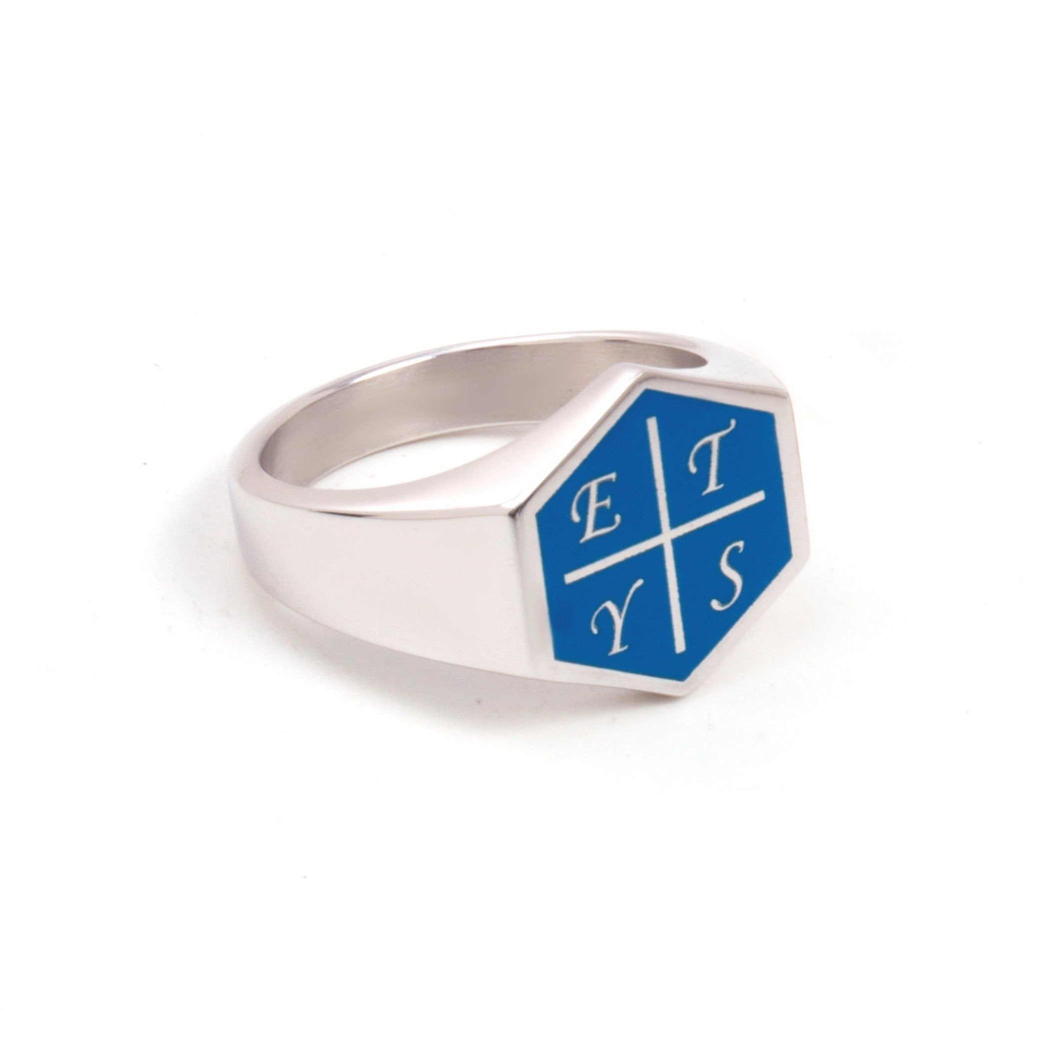 CUSTOM ENAMEL RING - Danelian Jewelry