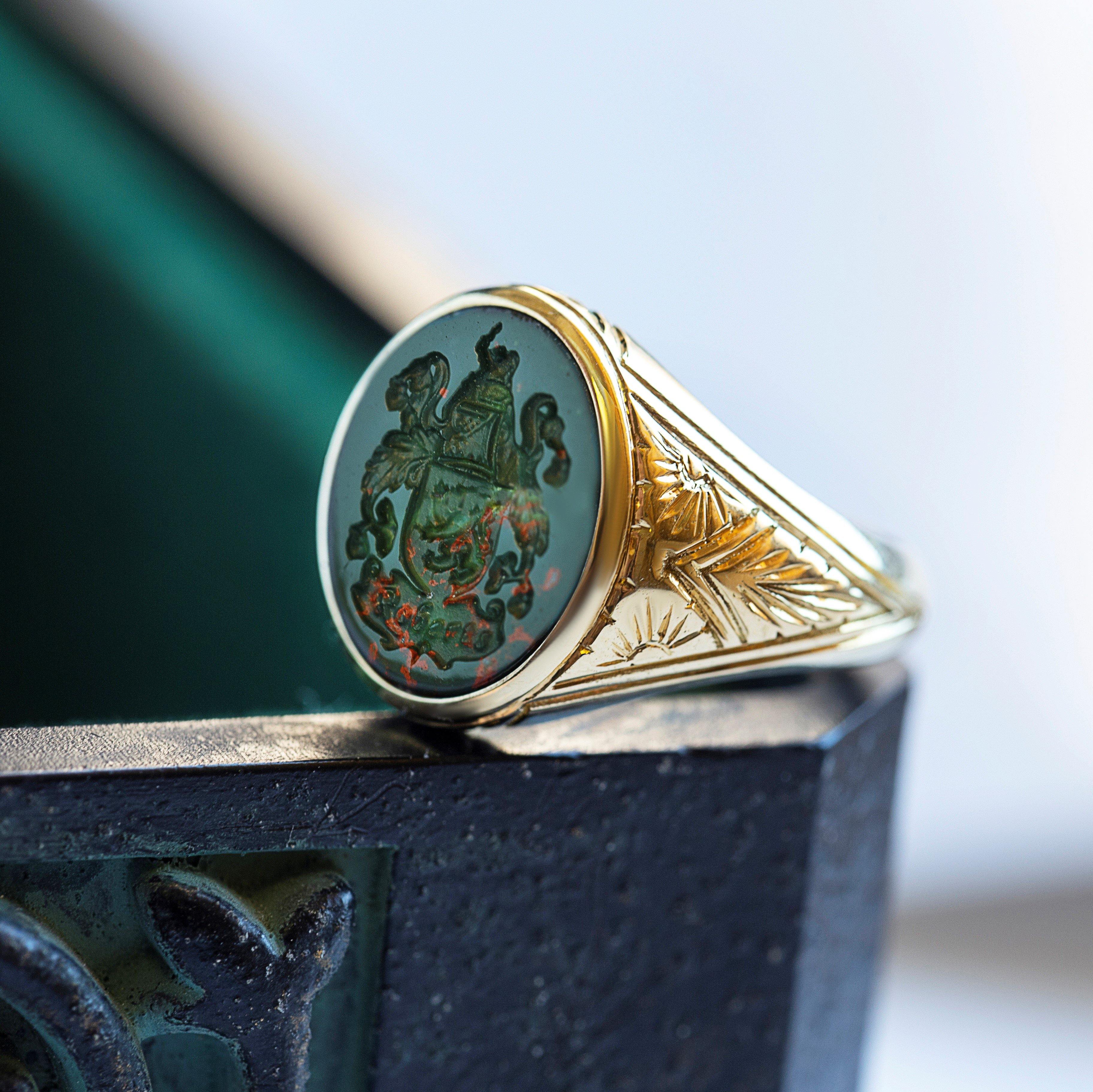 BLOODSTONE ROBERTS RING - Danelian Jewelry