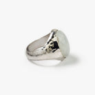 LARGE MOONSTONE SIGNET RING - Danelian Jewelry