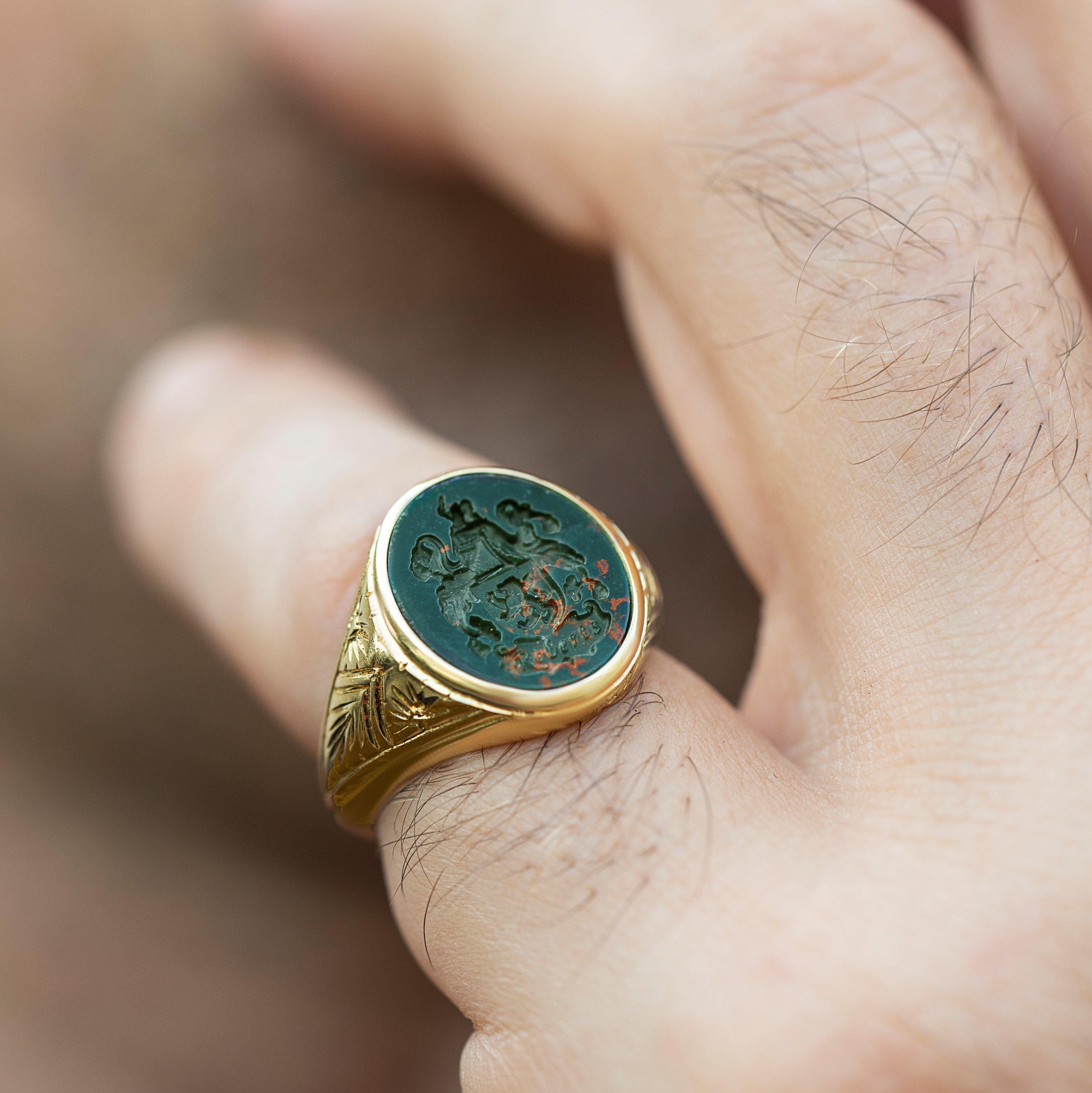 BLOODSTONE ROBERTS RING - Danelian Jewelry