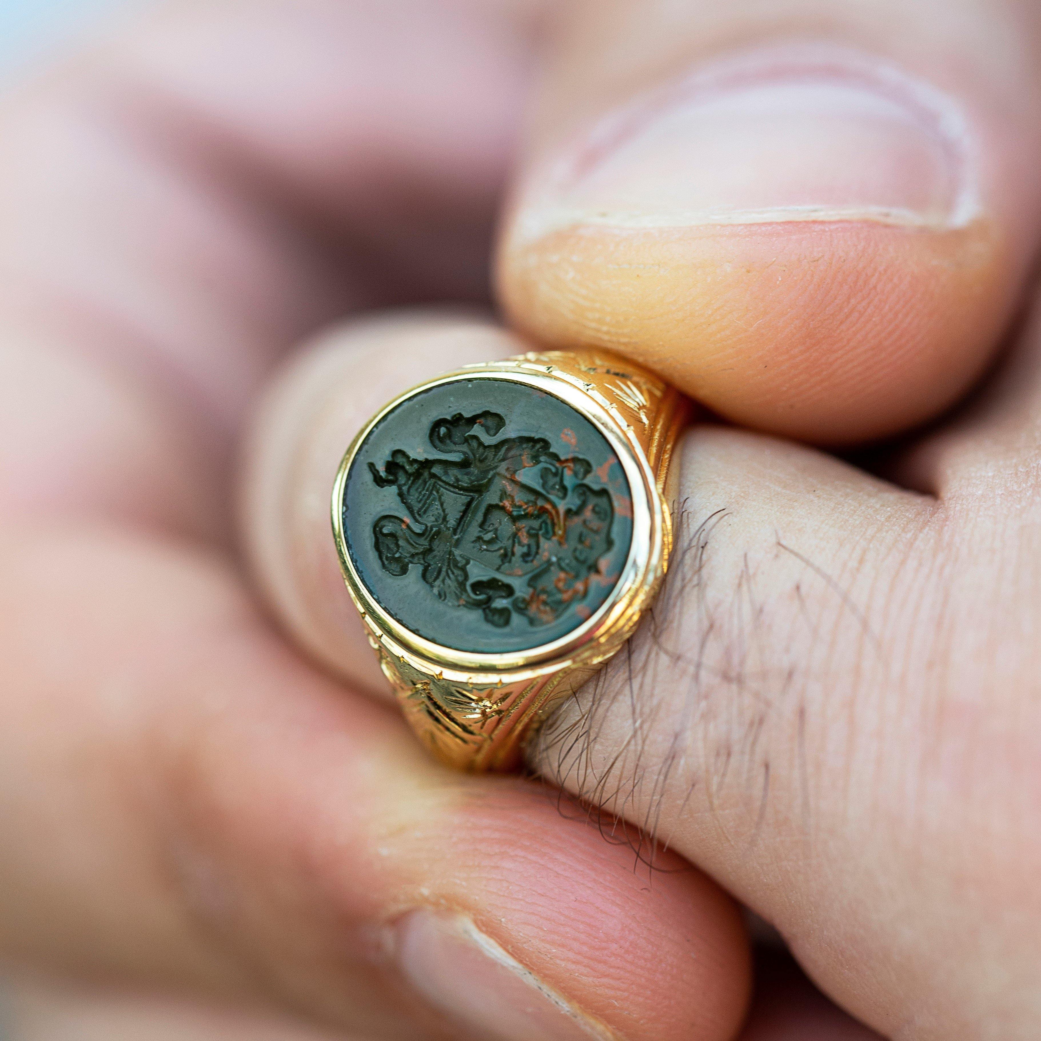 BLOODSTONE ROBERTS RING - Danelian Jewelry