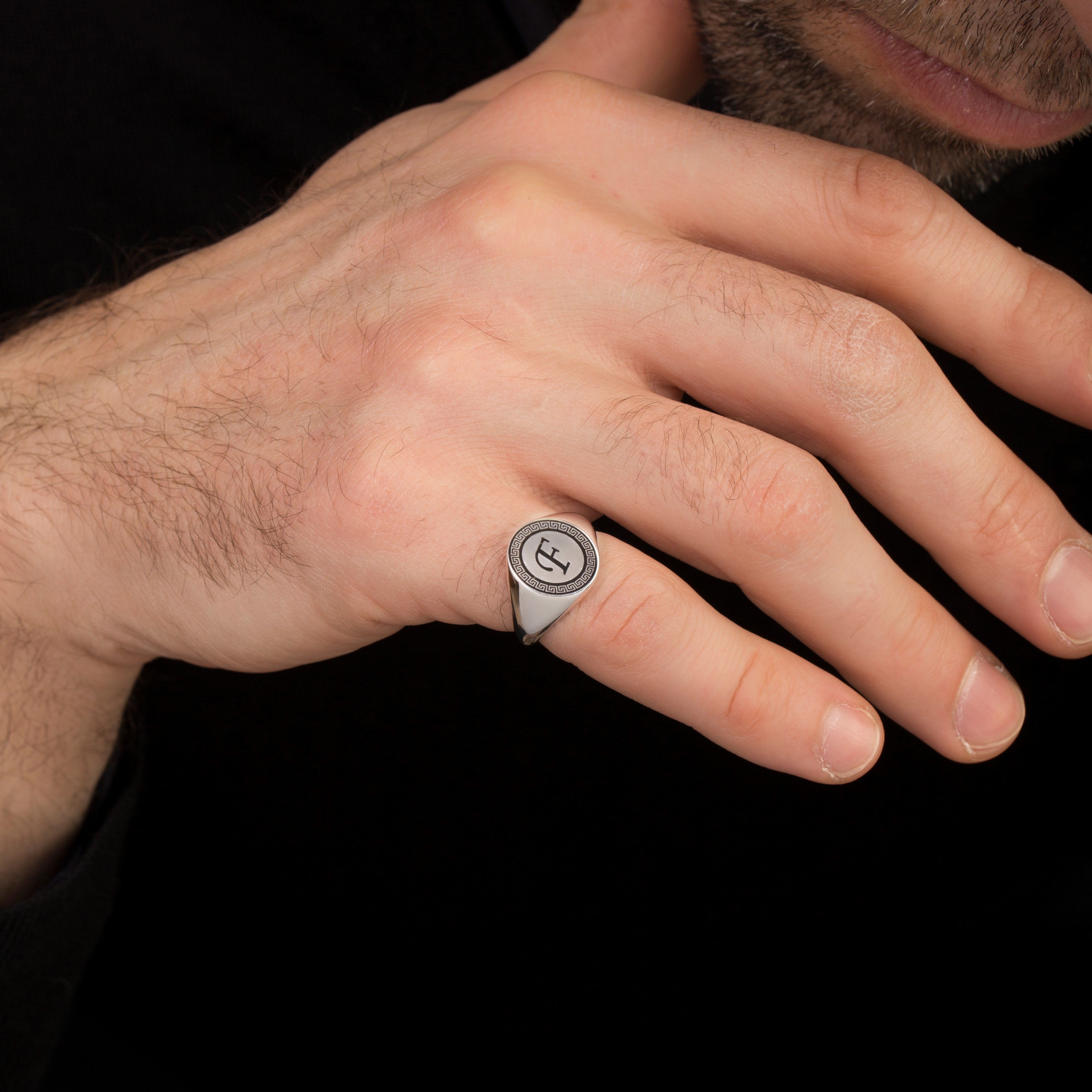 LETTER RING - Danelian Jewelry